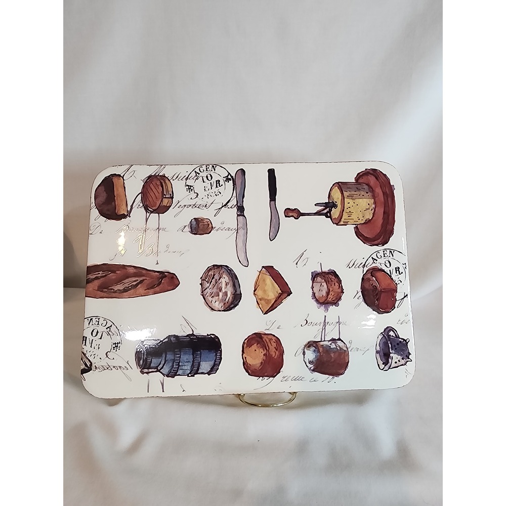 Vintage Williams Sonoma Ceramic Cheese Board Charcuterie 13" Made in Portugal